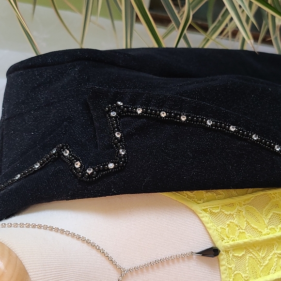 Bisou Bisou Black Sparkly Jacket - Picture 5 of 16